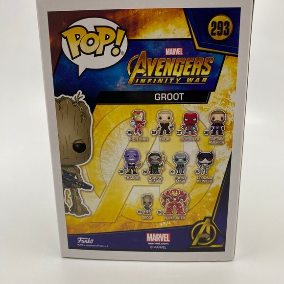 Funko Pop Marvel Groot #293 - Picture 4 of 6